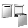 Wall-Mounted Folding Seat Chair, Aluminum Alloy Folding Chair, for Household Porch, Shoe Changing Area, Shoe Rack Behind Space 1