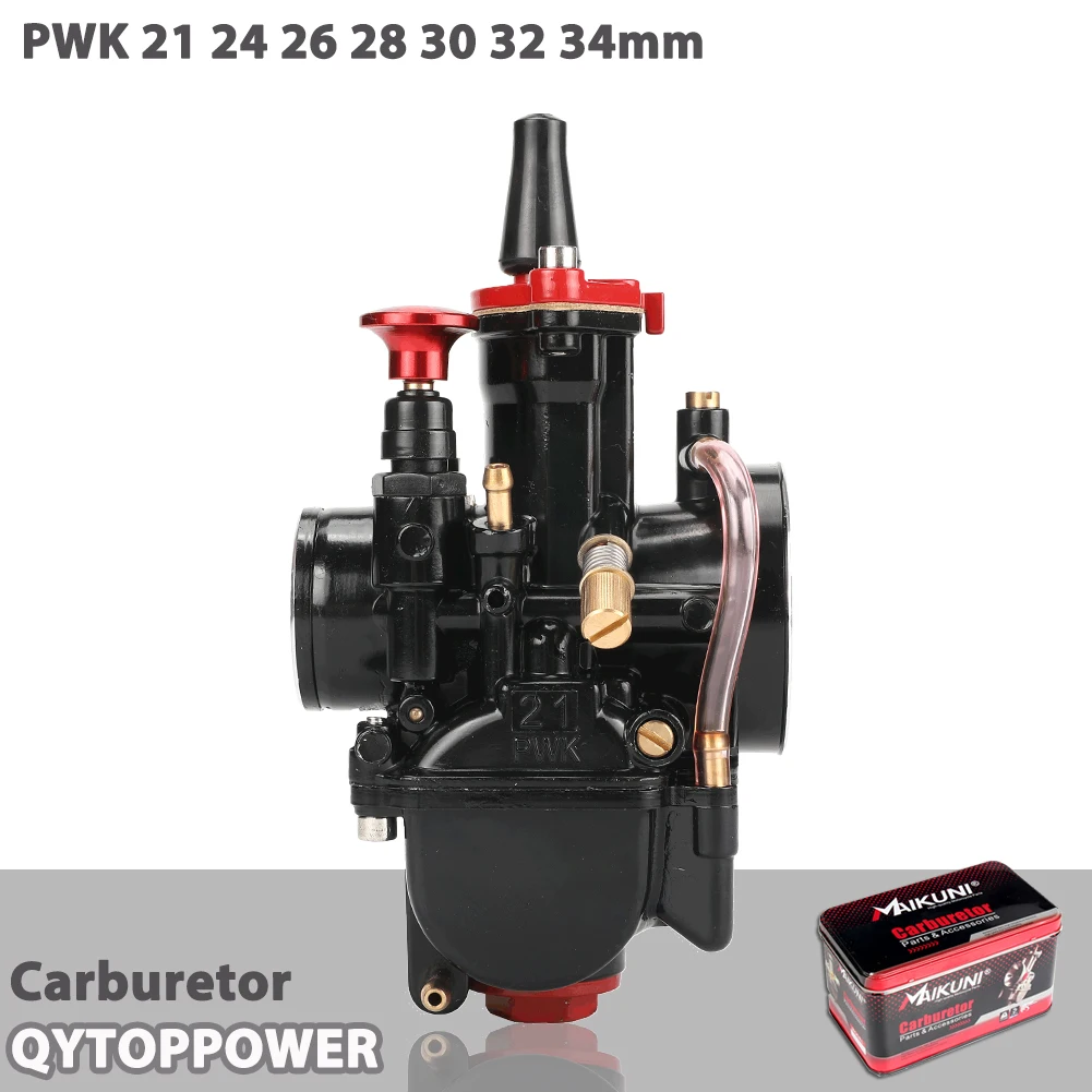Carburateur Racing Mikuni PWK - Tailles 21 à 34 Mm - Pour Moto 2T 50-100cc - Neuf