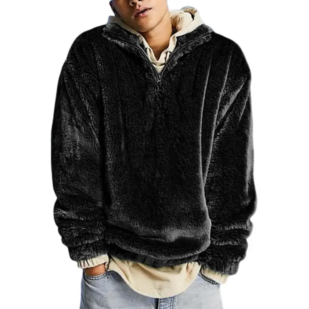 Herren Fleece Jacke Mit Kapuze - Winterjacke Gefüttert Weich Warm