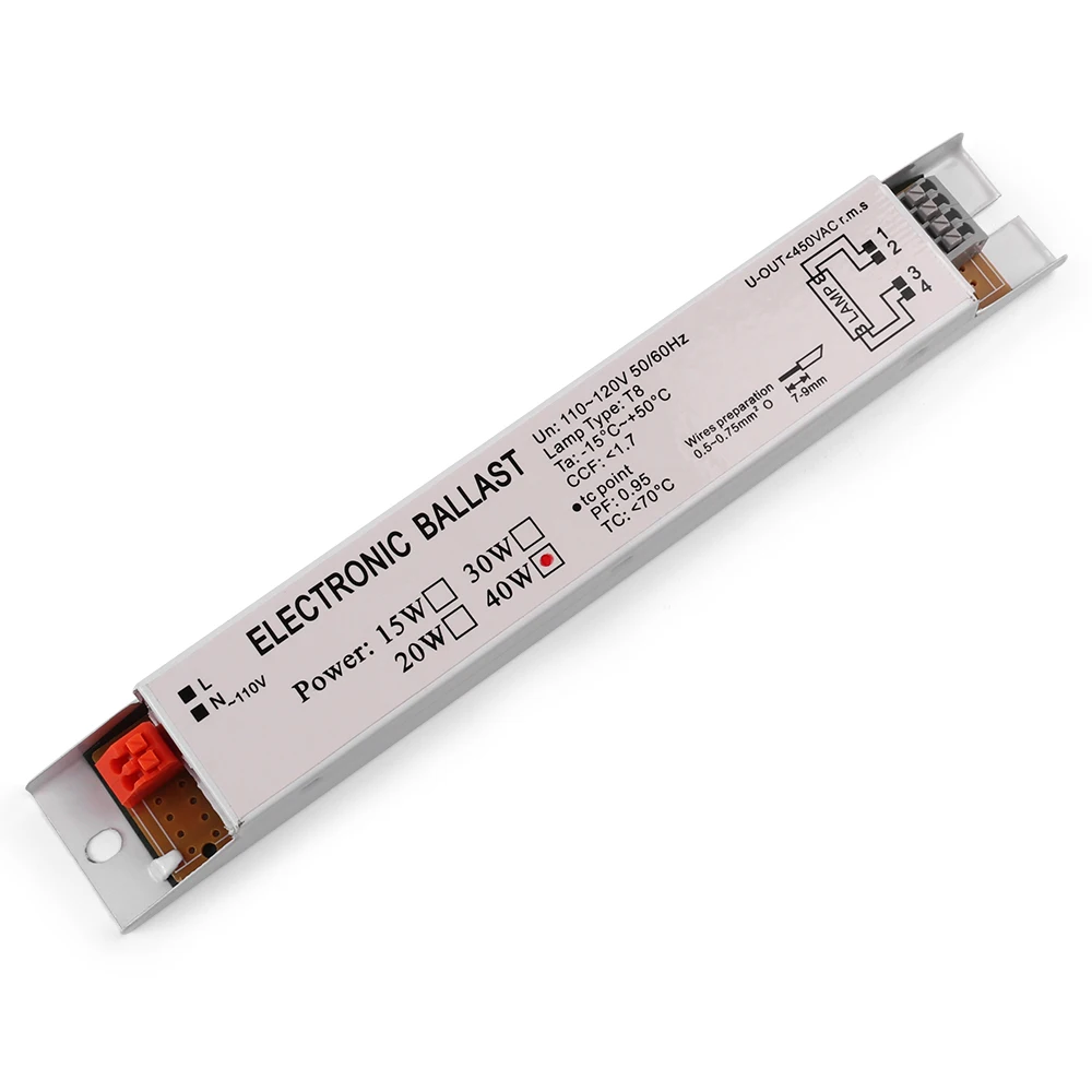 전자식 안정기 T8 15W 20W 30W 40W 36W 중국산 램프시아우