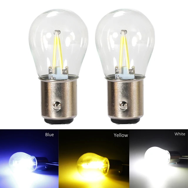 Ampoules LED P21/5W 13 SMD Rouge – Pour Feux Arrière, Stop, Veilleuse, 12V