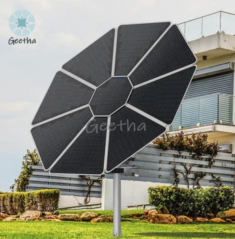 Sun Flower Solar Tracking System 1.4kw Panel Car Charger Tracking System