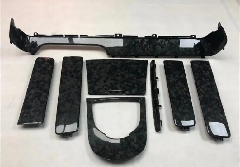 

Кованая центральная консоль из углеродного волокна LHD, внутренняя решетка вентиляционного отверстия, панель для Benz G-class W464 G63 G500 2018-2023