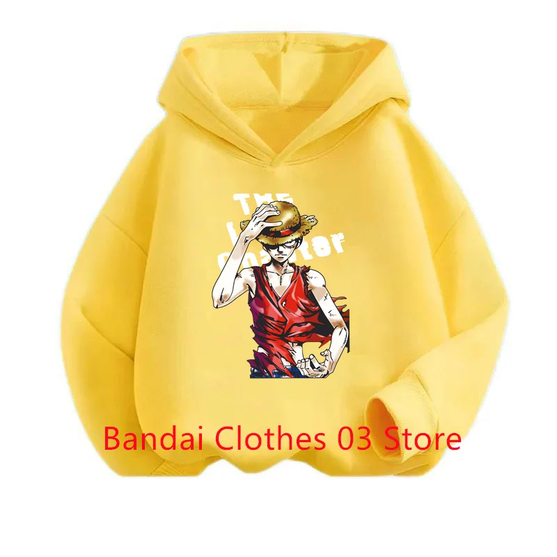 

Верхняя одежда, топы для мальчиков, цельная детская одежда, Толстовка от 2 до 12 лет, толстовка Луффи для детей, для девочек, 2024, весенняя одежда для мам