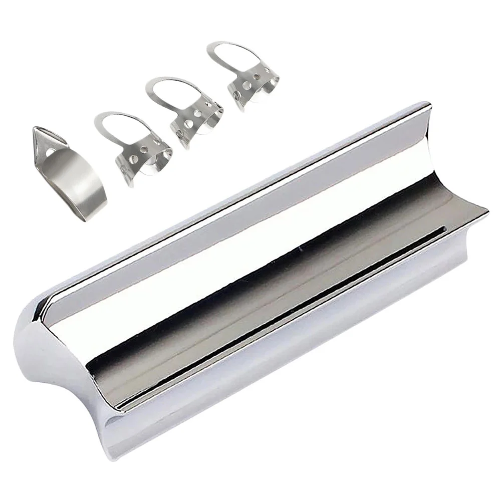Guitar Slide Bar Tone Steel Electric Stainless Tonebar Picks Dobro Accessories Supplies Pedal Slides Lap Slider Tools Finger guitar slide bar