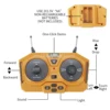 9 Channel 2.4G Radio Controlled Car 1/24 RC Crawler Heavy Bulldozer Radio Controlled Cars Toys for Children 4