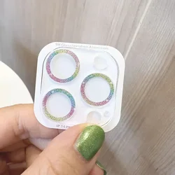 Sparkling Diamond Glitter Camera Lens Protector - iPhone 12 (Colorful)