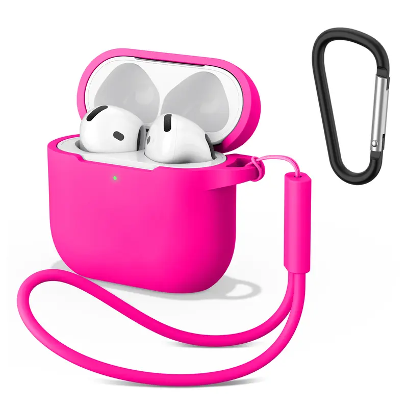 Silicone Cases For Apple Airpods 4 Earphones Accessories Wireless Bluetooth Headset Cover For Apple Air Pods 4 Protective Case - Image 16