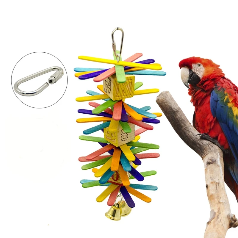10-Piece Bird Toy Parts Stainless Steel Hooks for Hanging Parrot Feeder Mirror Toy Small Animal Tunnel Hammock Nest 2
