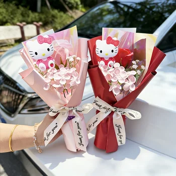 Sanrio Hello Kitty Artificial Rose Bouquet Gift 1