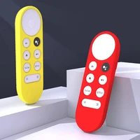 Silicone Protective Case for 2020 Google Chromecast SmartTV Remote Control Non-slip Soft Durable Shockpro Protective Cover Shell 1