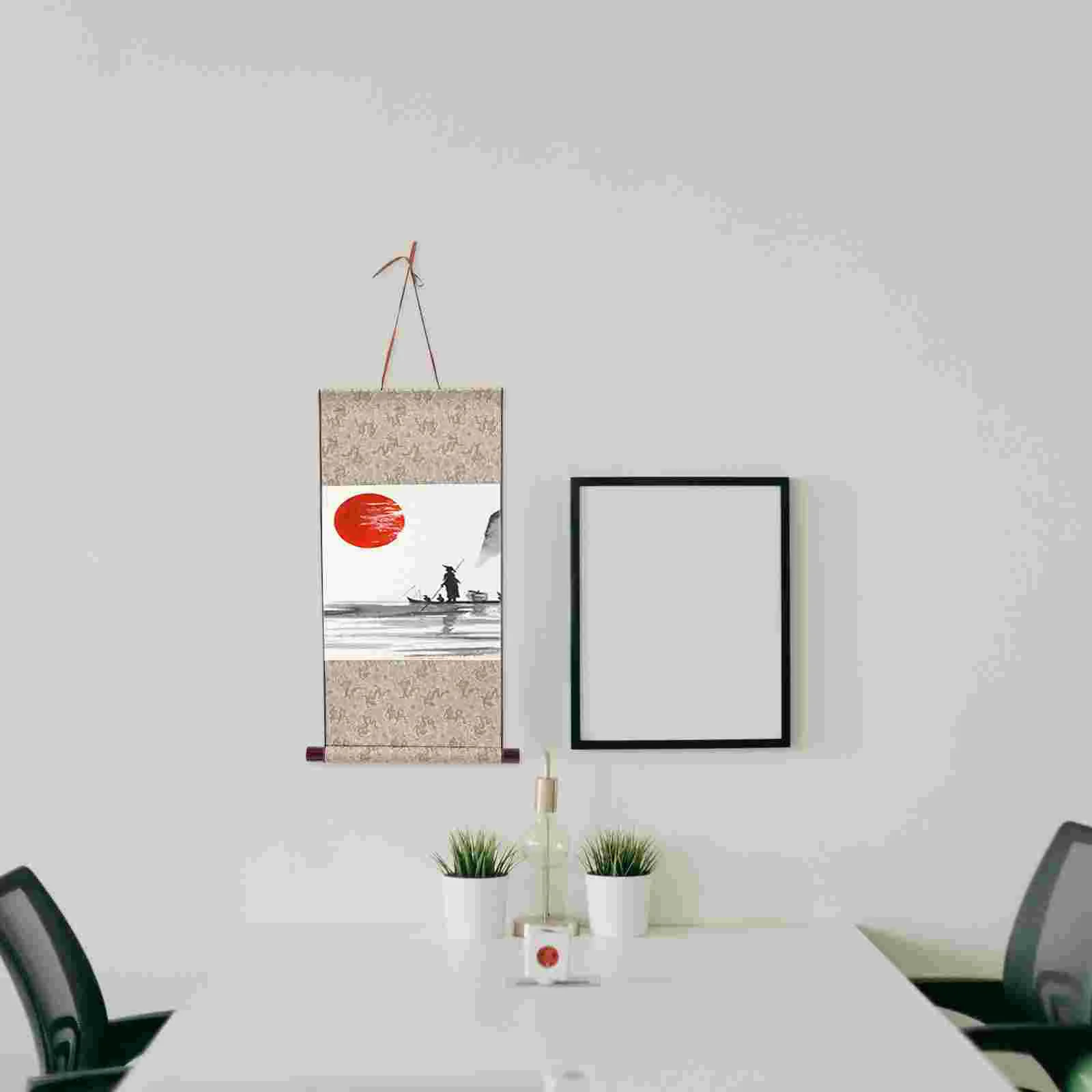 두루마리 한자 서예 공백 그림, 벽 글씨, 걸이식 잉크, Xuan 장식, 브러시 프랩퍼