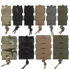 Tactical Molle Magazine Pouch for 9mm Pistol Mag 5.56 AR15 M4 AK Hunting Rifle MAG Bag Airsoft Outdoor Tool Flashlight Pouch 3