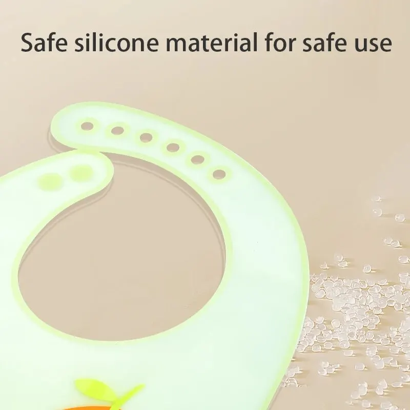 Silicone Babi Bib Waterproof Saliva Dripping Banana Bibs Cartoon Newborn Feeding Soft Edible Aprons Baby Adjustable Burp Scarf silicone bib silicone feeding bib baby bib feeding bib