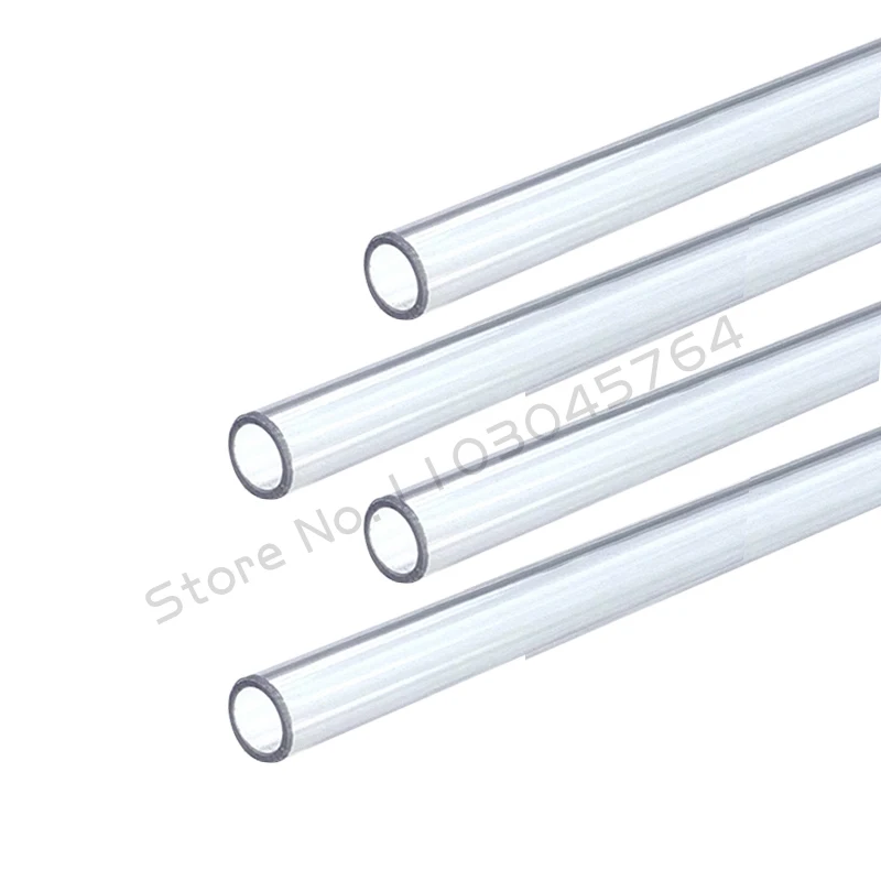 YIEMEEN Acrylic Tube Water Cooling Hard Pipe OD 12mm 14mm 16mm For PC For Case Pmma Organic Glass Tube 50cm 19 7in