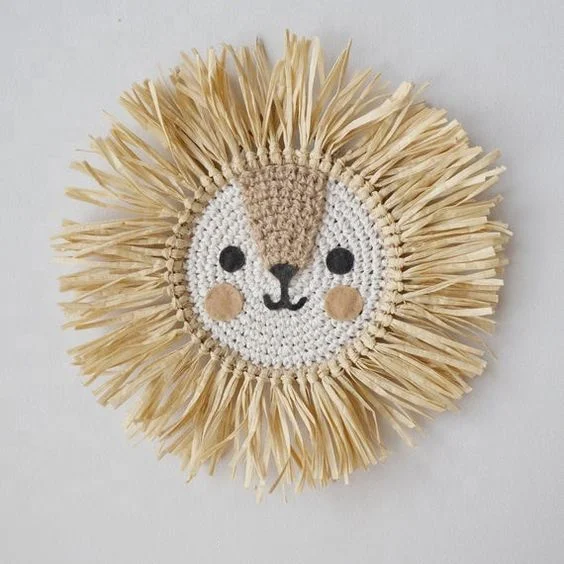 

Lovely exotic wall decorative baby seagrass nursery decor for kids room from Viet Nam