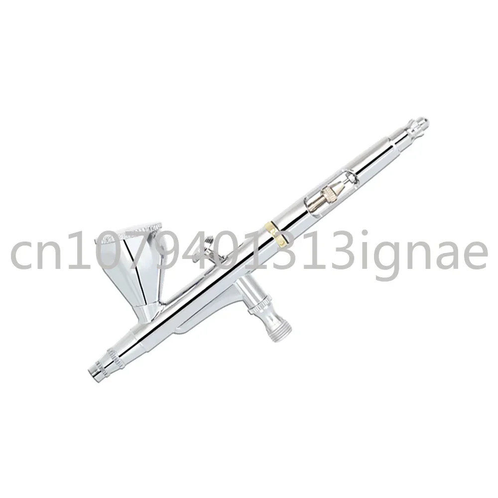 

Dual Action Airbrush Spray Gun Button Type Compressor Compatible Air Brush Set For Food Coloring MakeUp Model Painting
