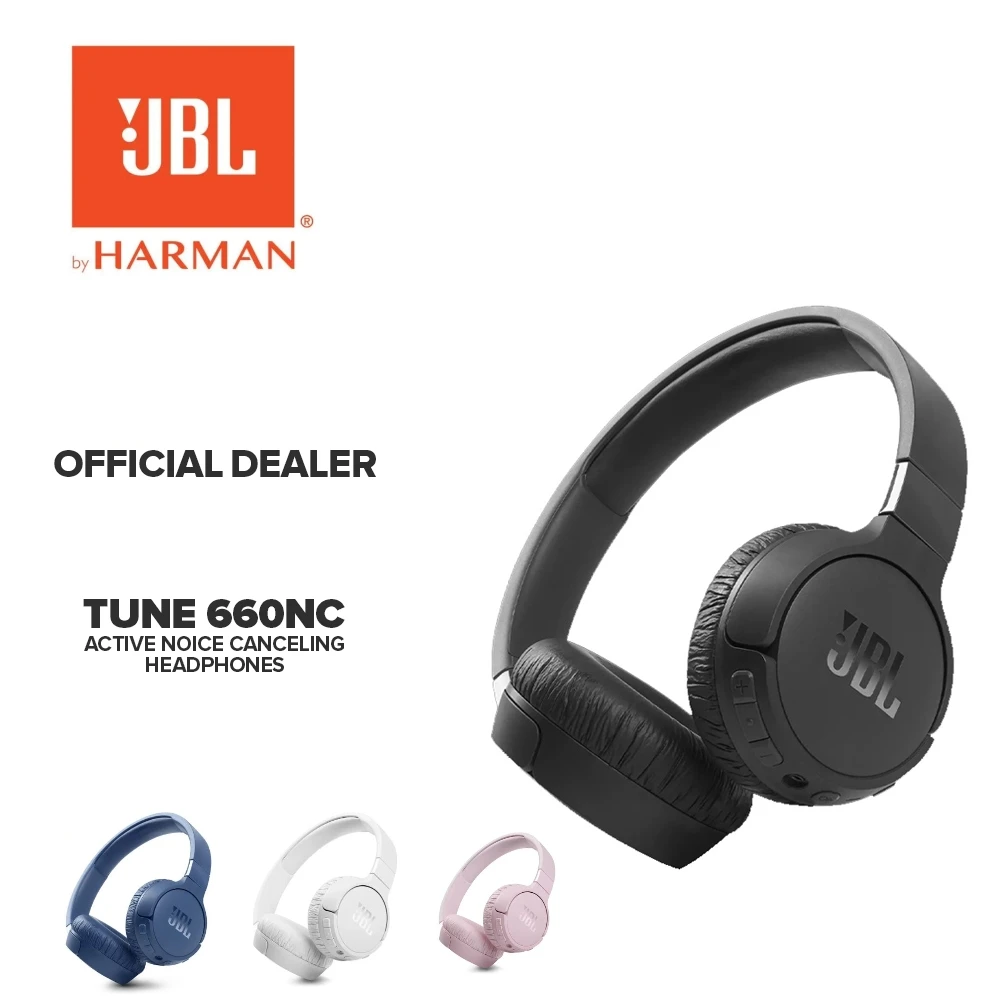 JBL Tune 660NC ワイヤレスヘッドホン JBL Tune 660NC | Wireless, on-ear, active noise-cancelling headphones.
