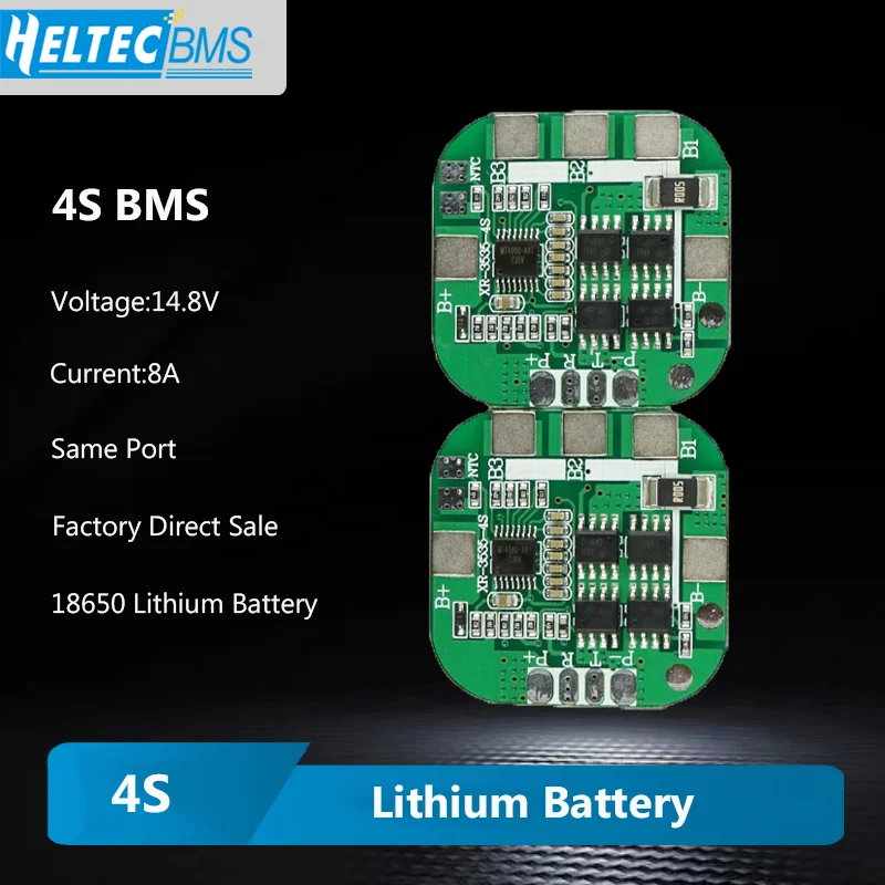 

4S 8A Lithium Battery Protection Board Manufacturer With Balanced 18650 Power Lithium Battery 14.8V Lithium BMS