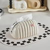 Simple Irregular Cloud Shape Tissue Box with Spring Inside Home Living Room Light luxury Shell Spring Paper Box Holder 2
