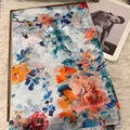 Grey blue peony