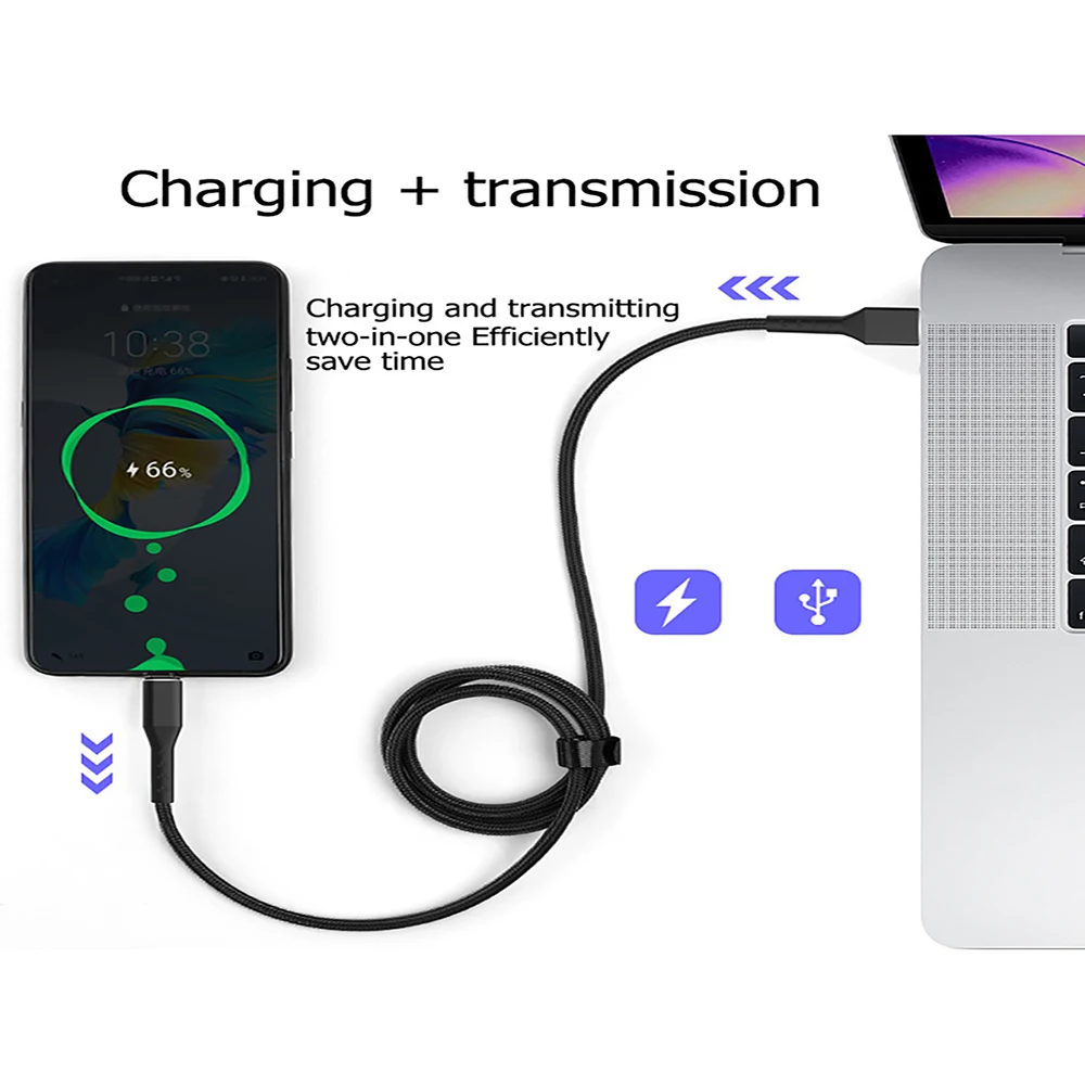 마이크로 USB 케이블 고속 충전 3A 전류 충전 나일론 짠 데이터 케이블 삼성 갤럭시 A5/A7 화웨이에 대한 1M 안드로이드 휴대 전화
