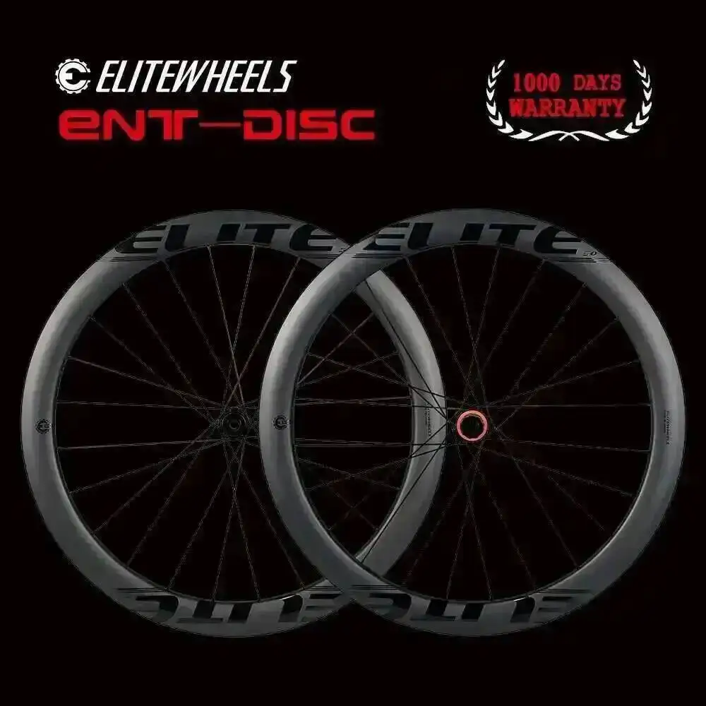 エリートホイール ENT 82mm カーボンホイール 700C ELITESC-700cカーボン自転車ホイール,ディスクブレーキ付きロード