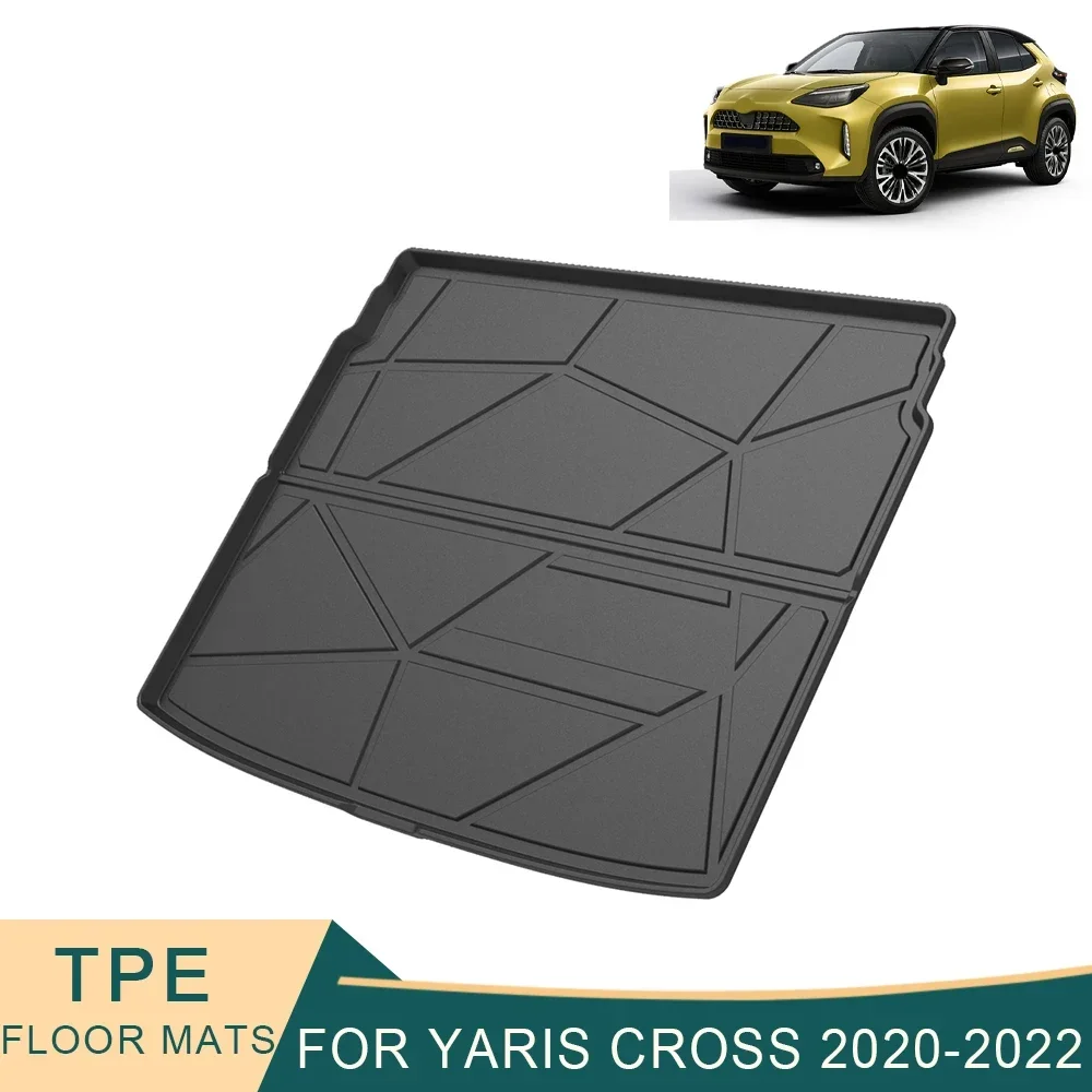 Per Toyota Yaris Cross 2020-2023 Cargo Liner All-Weather Tpe Tappetini Antiscivolo Per Bagagliaio Tappetino Per Bagagliaio Impermeabile
