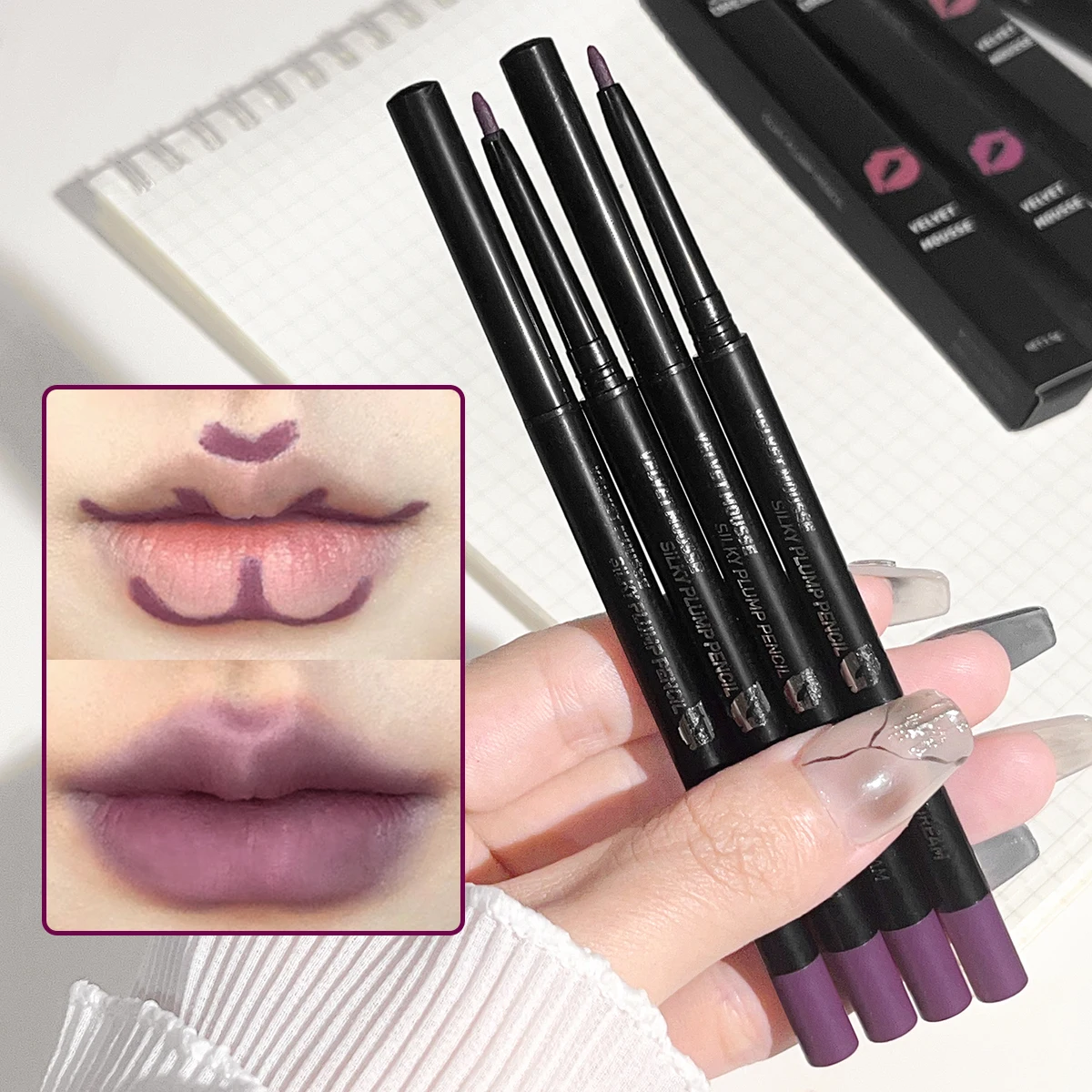 Description Picture 4 of itemJUJU Dream Lip Liner defines your lips with a matte, smudge-proof finish. Available in 5 shades, it’s waterproof, long-lasting,
