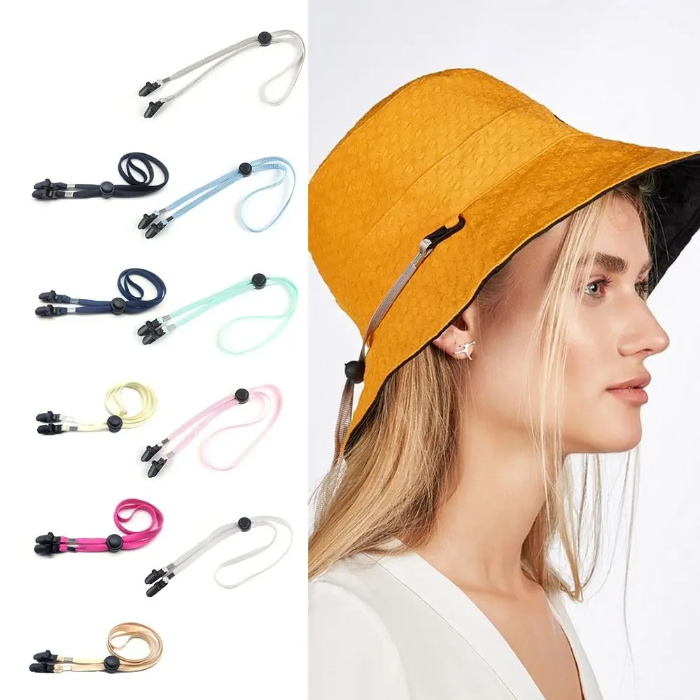 Hat Strap 1pc Boating Riding Windproof Hat Strap Clips