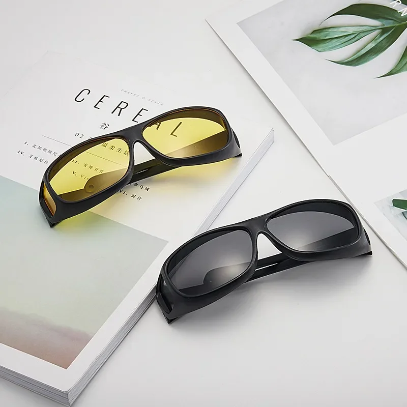 Night Vision Sunglasses Car Night Driving Glasses Driver Goggles Unisex Sun Glasses UV Protection Sunglasses Eyewear Gift