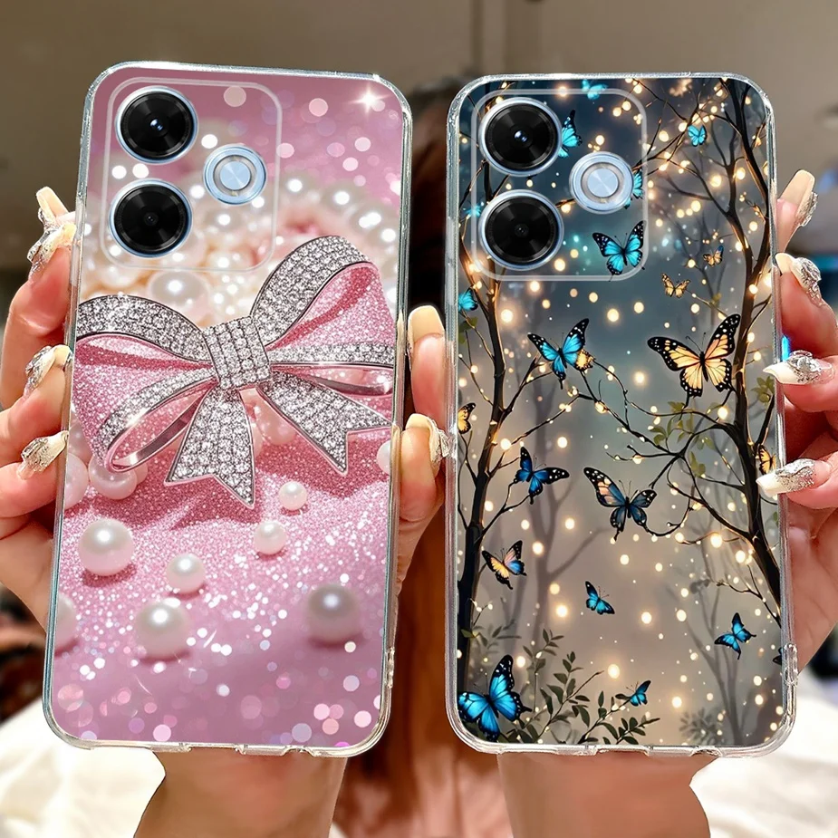 Cute Cat & Lucky Koi Painted Soft Slim Phone Case - Stylish Protective Cover