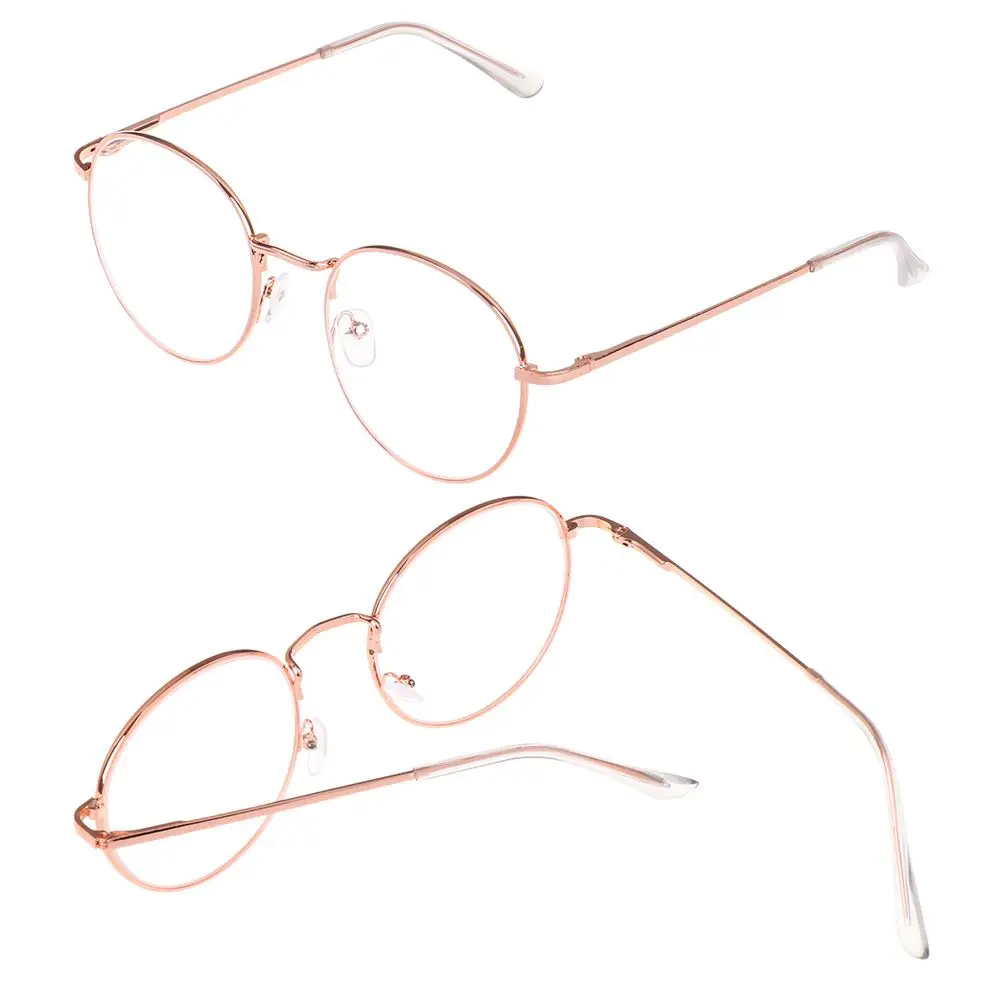 Chic Unisex Vintage Metal Round Eyeglass Frames