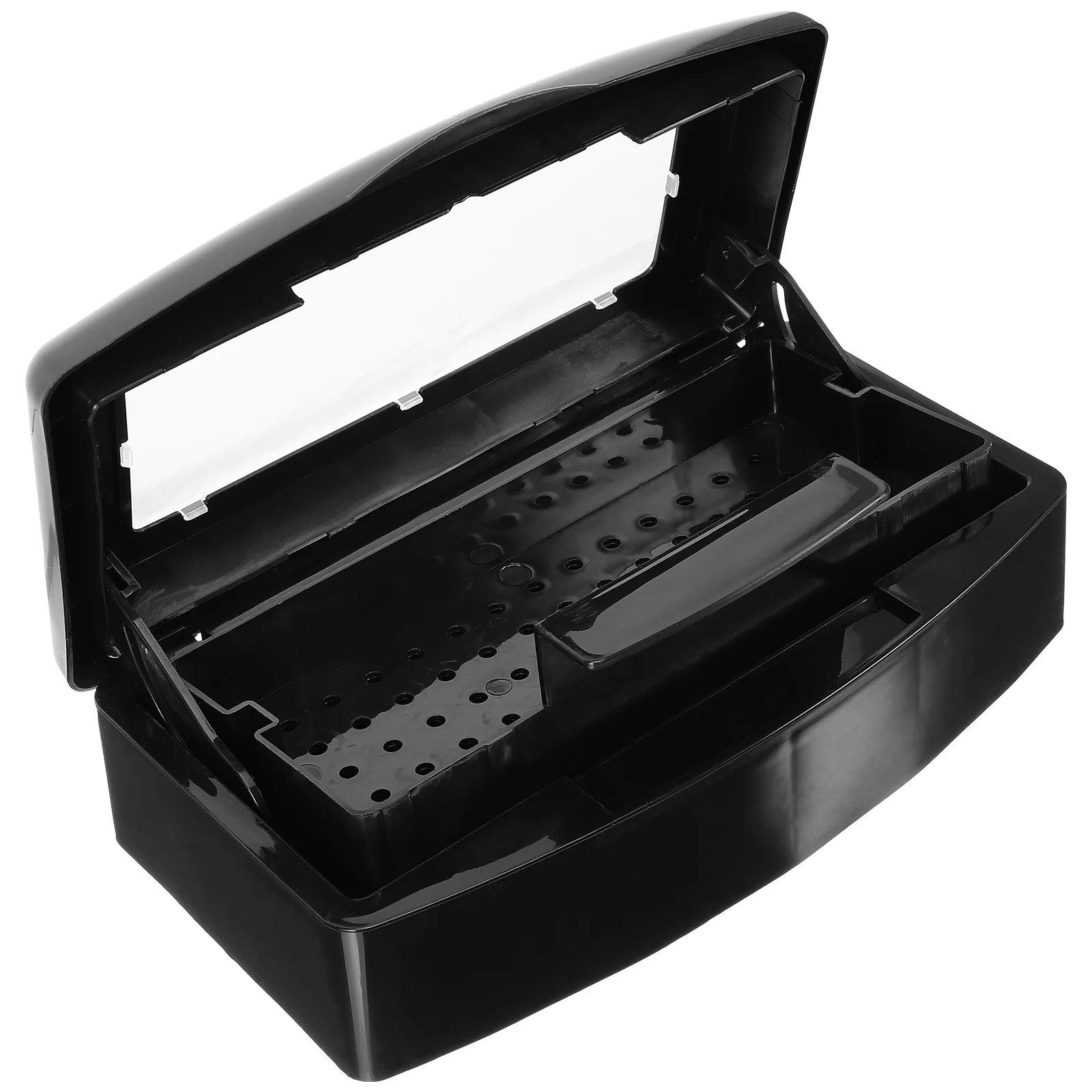 Nail Box Supply Storage Tools Sterilizer Manicure for Plastic Tray Holder Container