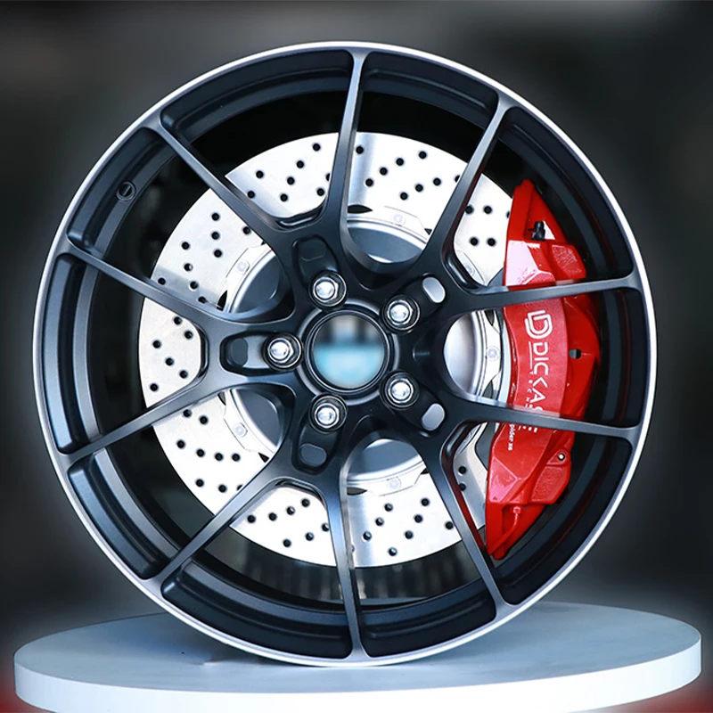 4 Pz/Lotto Cerchioni Aolly Neri Di Alta Qualità 17 18 19 20 21 22In 5X112 Copriruota Per Ford Mustang