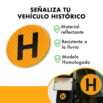 Adesivi magnetici per auto Decalcomanie per paraurti magnetiche riutilizzabili con distintivo del segno H Emblema del veicolo storico per la finestra della porta del parabrezza