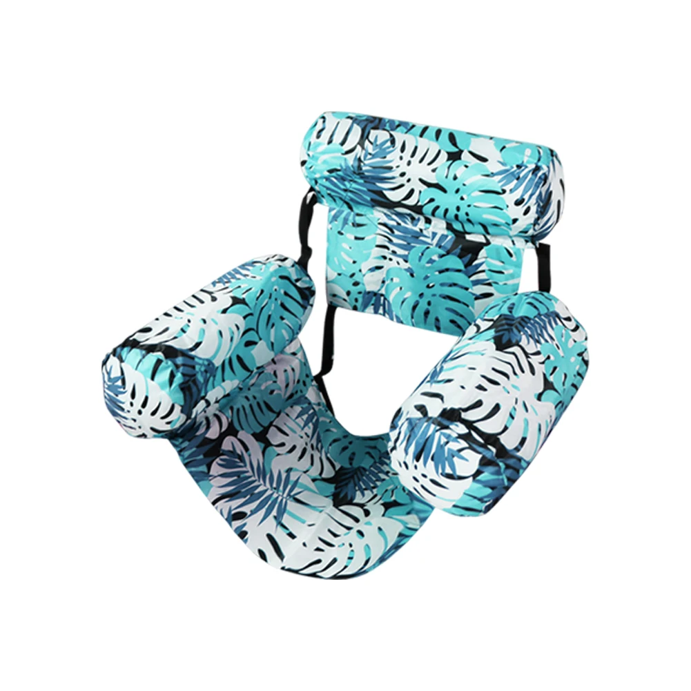 כיסא צף נפח לבריכה עם זרוע וגב מתנפח למים לבריכה, אגם וחוף