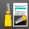 5 in 1 Nail Drill Bits Tungsten Steel Cross Teeth Manicure File Nail Cutter Acrylic or Hard Gel Nail Polish Remove Drill Bit 6