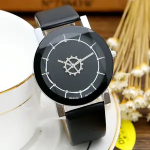 Часы UTHAI CQ150 в Корейском стиле для пары, часы с иглой, модные часы с вращающимся механизмом, студенческие часы с тонким ремешком, кварцевые часы