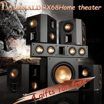 Balenald Dipole RX68 Wall-mounted 5.1 Home Cinema Audio Set Living Room High-end 5.1/7.1 Home Cinema Panoramic Sound