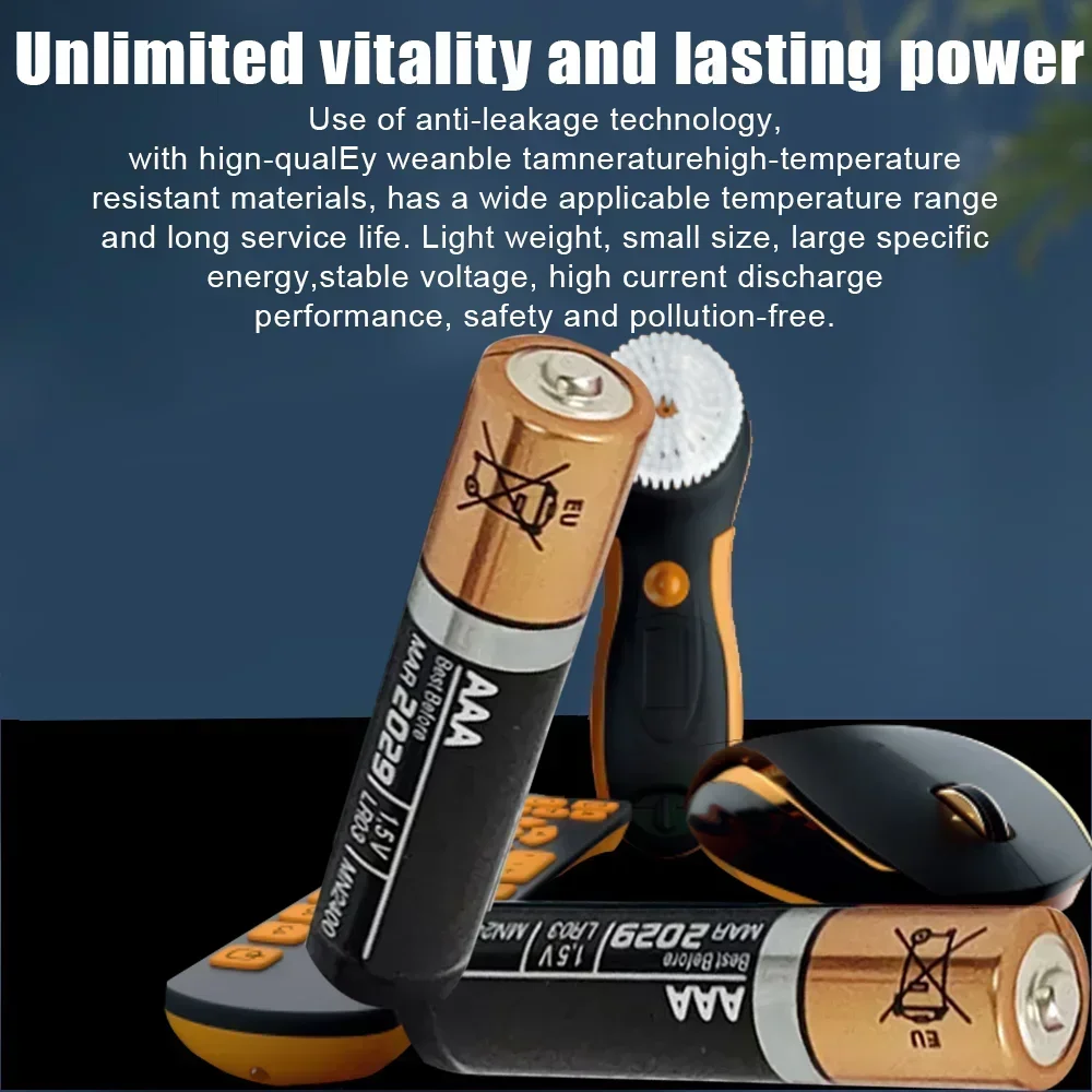 20PCS Original NEW AAA 1.5V Alkaline Battery LR03 For Camera Toy Flashlight Remote Control Mouse Clock Dry Primary Battery