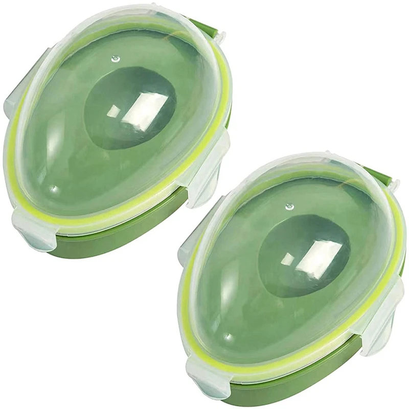 

2 Pack Quacamole Storage Fruit Storage Set Container Protection Stand For Kitchen Tools