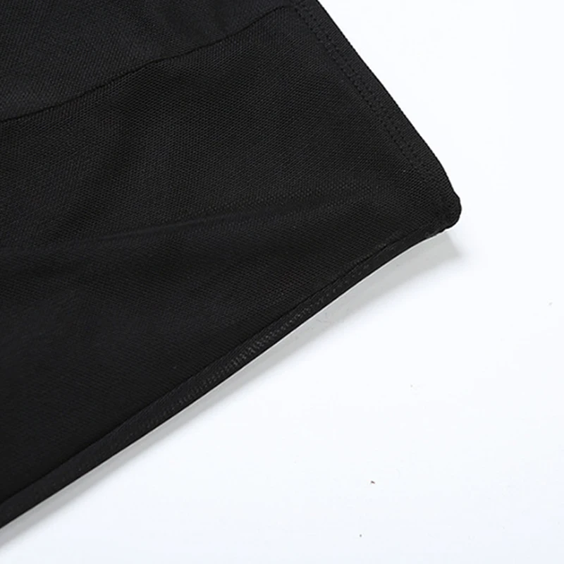 Elegant Skirt Women y2k Clothes See Through High Waist Fishtail Hem Mesh Bodycon Skirt 2000s Party Skirts Streetwear