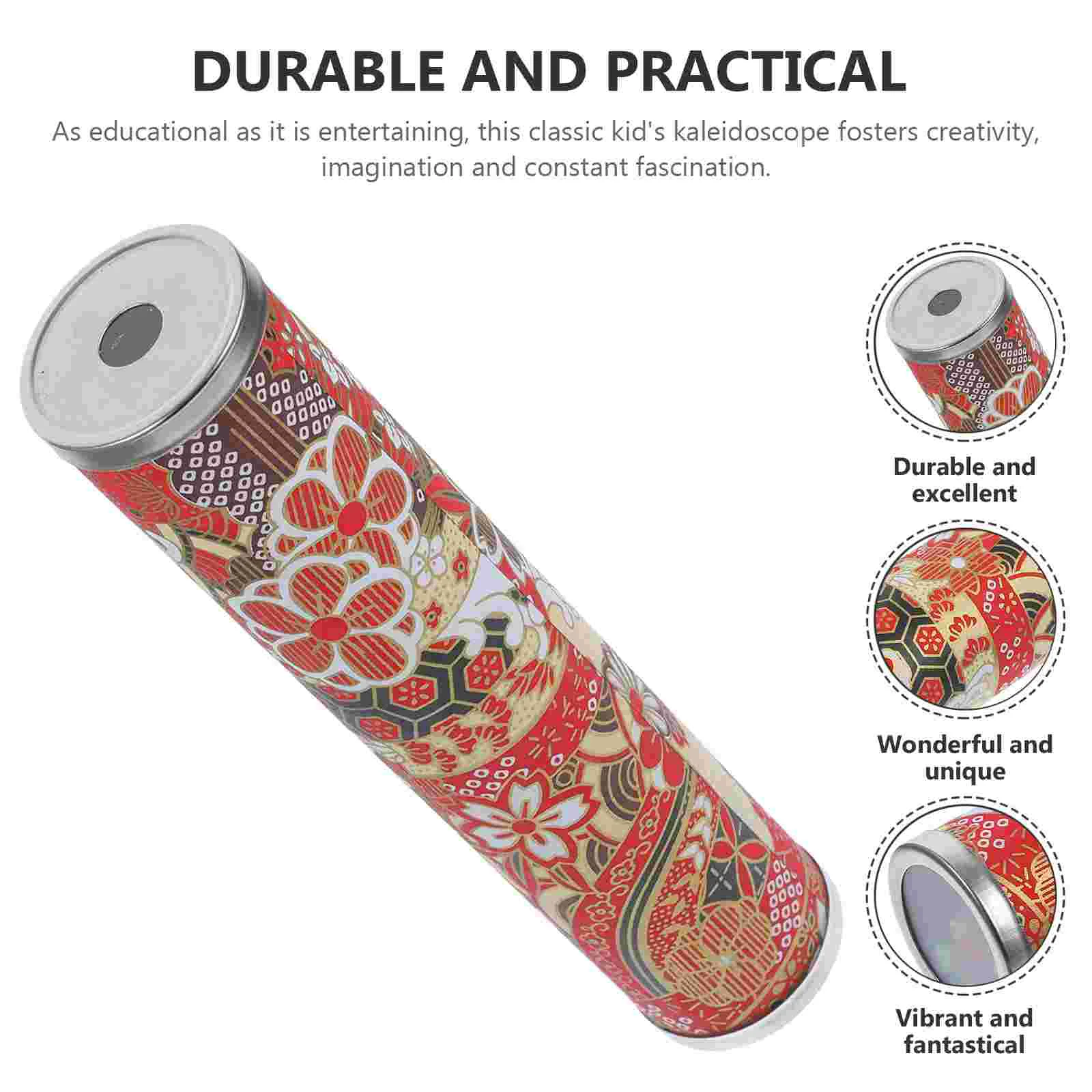 Kaleidoscope Stretchable Long Mirroor Lens Toy Educational Toys Kids Tin Classic