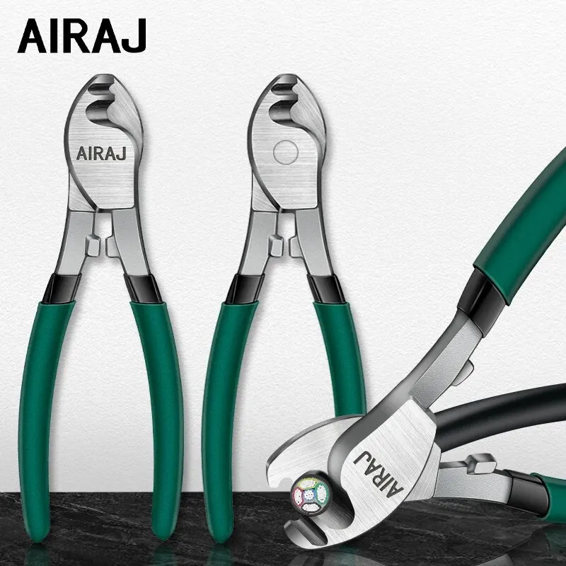 AIRAJ Multifunctional Cable Cutter 6-Inch Anti Slip and Durable Industrial Grade
