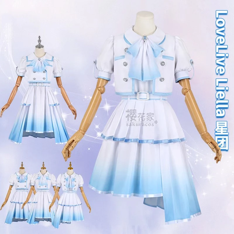 

COS-HoHo аниме Lovelive Liella What A Wonderful Dream Shibuya Kanon Tang KeKe прекрасное платье униформа косплей костюм женский наряд