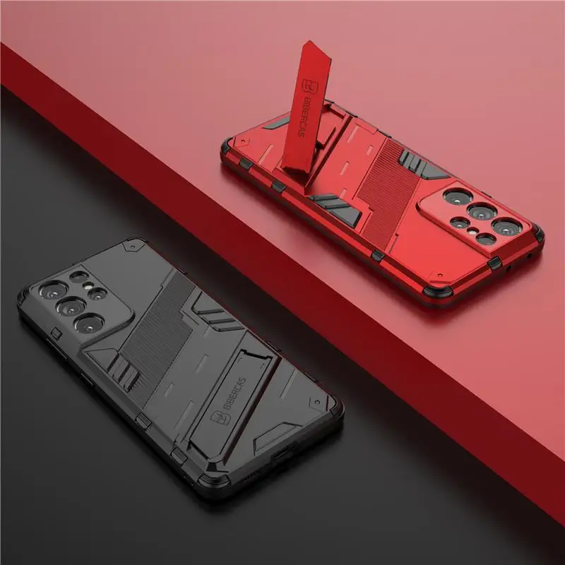 Solid Armor Cyber Shockproof Case with Tough Stand Cover Design