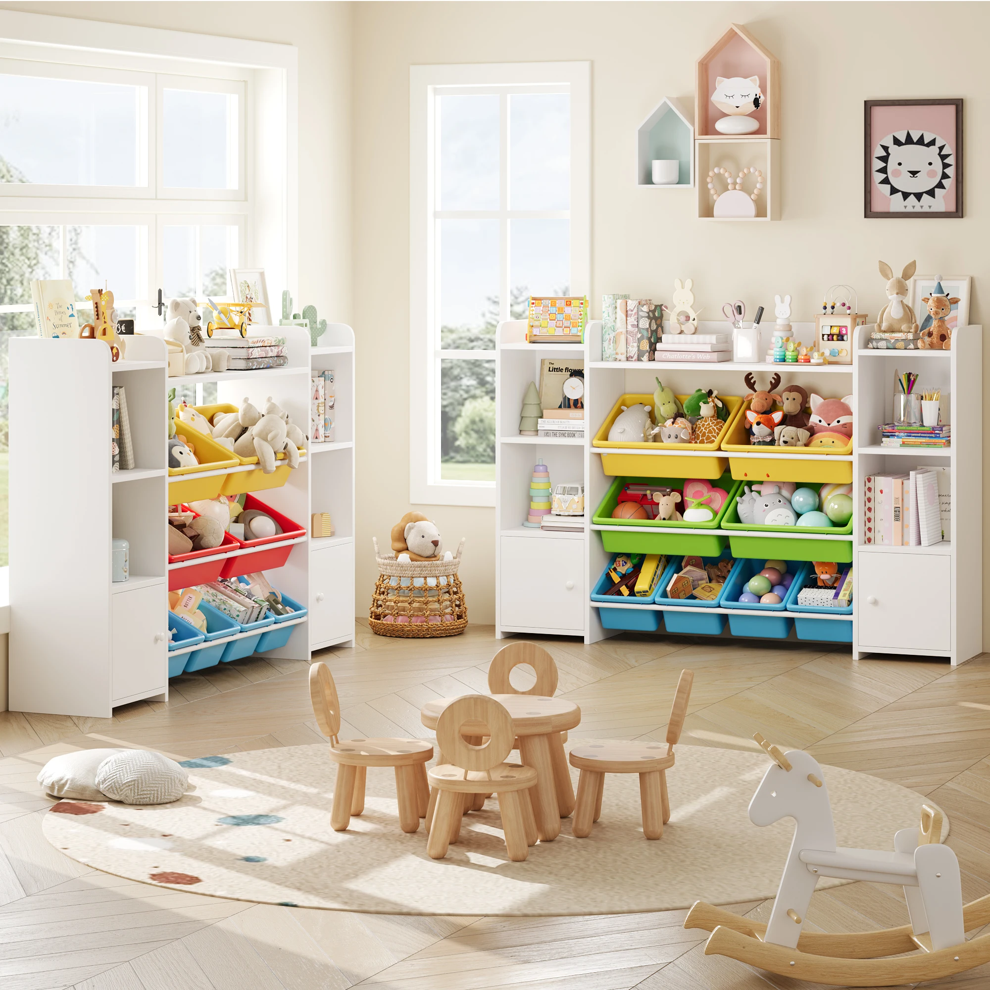 Getone Toy Storage Unit Children's Bookcase Toy Organiser Kids