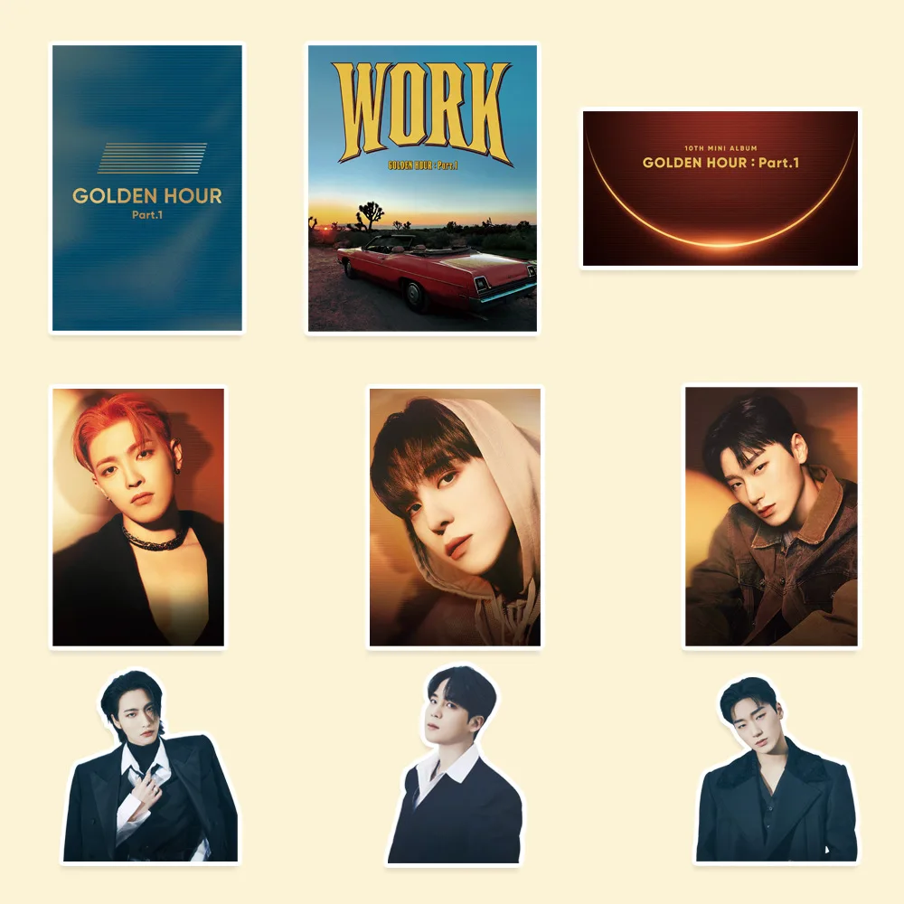 Рисунок 3 - Kpop наклейки с персонажами ATEEZ