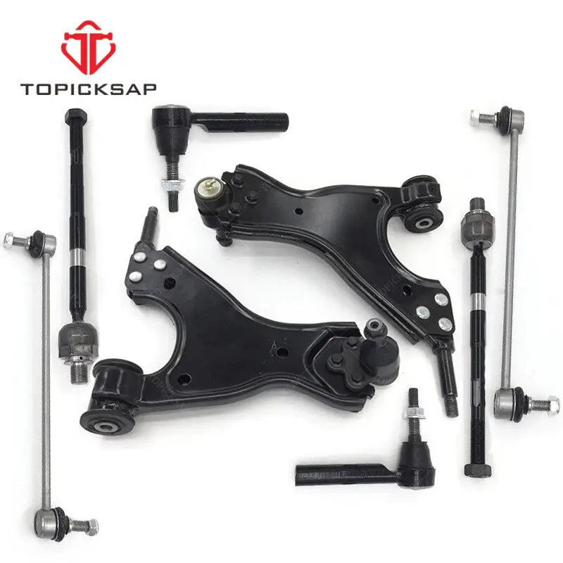 

TOPICKSAP New Suspension Front Lower Control Arm Ball Joint Sway Bar Set for Buick Chevrolet Saturn GMC ACADIA 2007 2008 - 2017